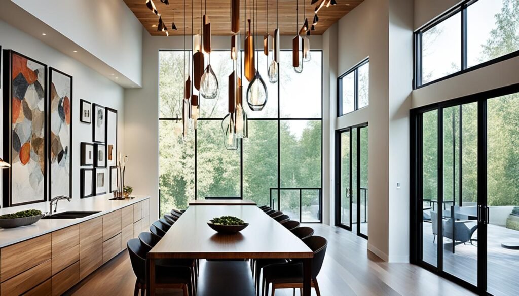 long sculptural pendants