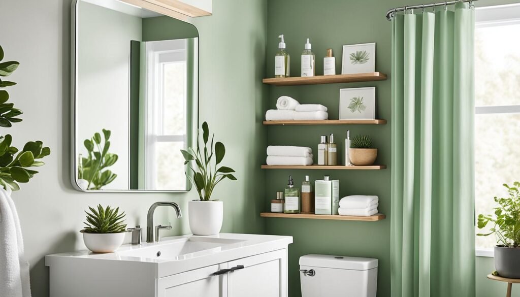 small bathroom organization