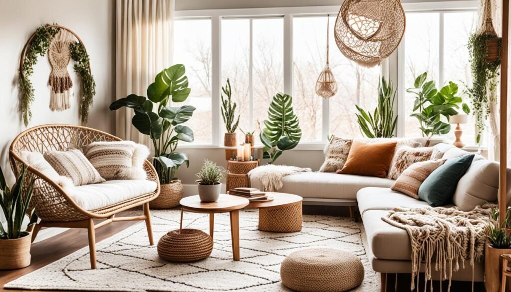 cozy boho living room ideas