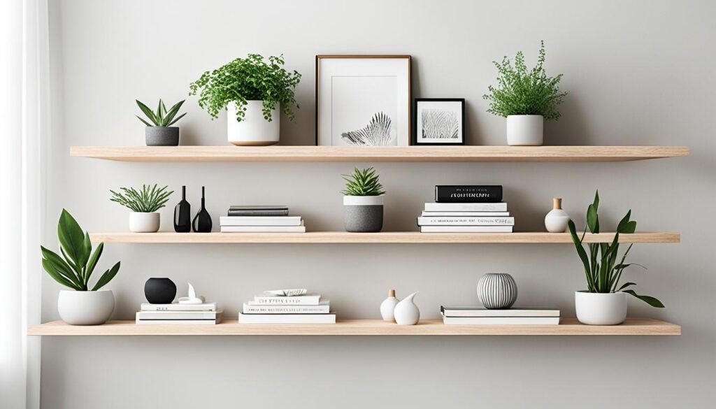 floating shelves