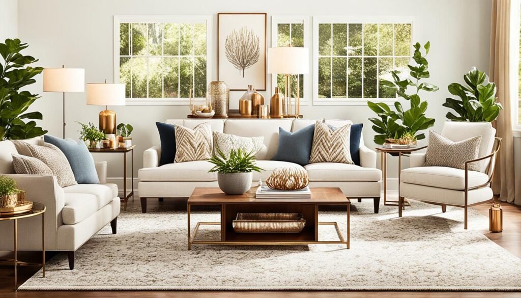 transitional living room colors